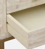 Bizerk Solid Wood Bedside Table With Drawers - Image 7